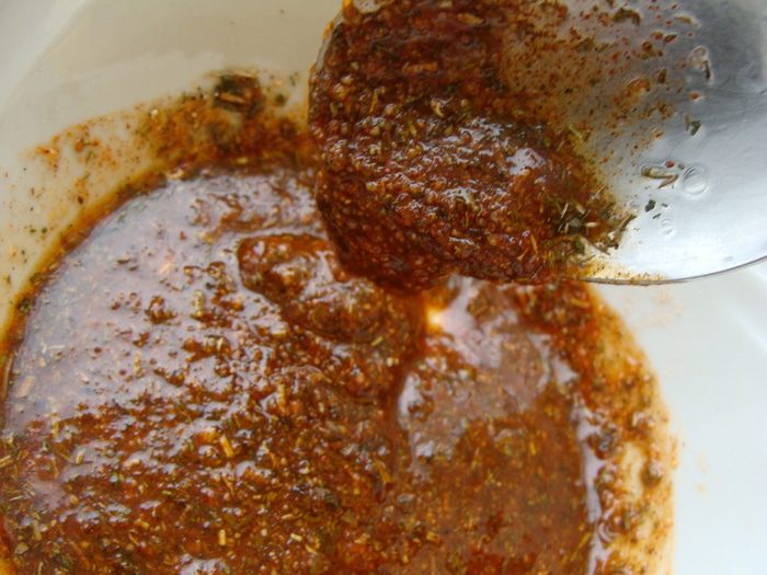 Запеченный пряный картофель 