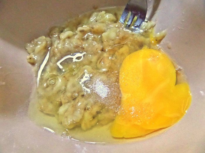 Быстрое суфле с бананом