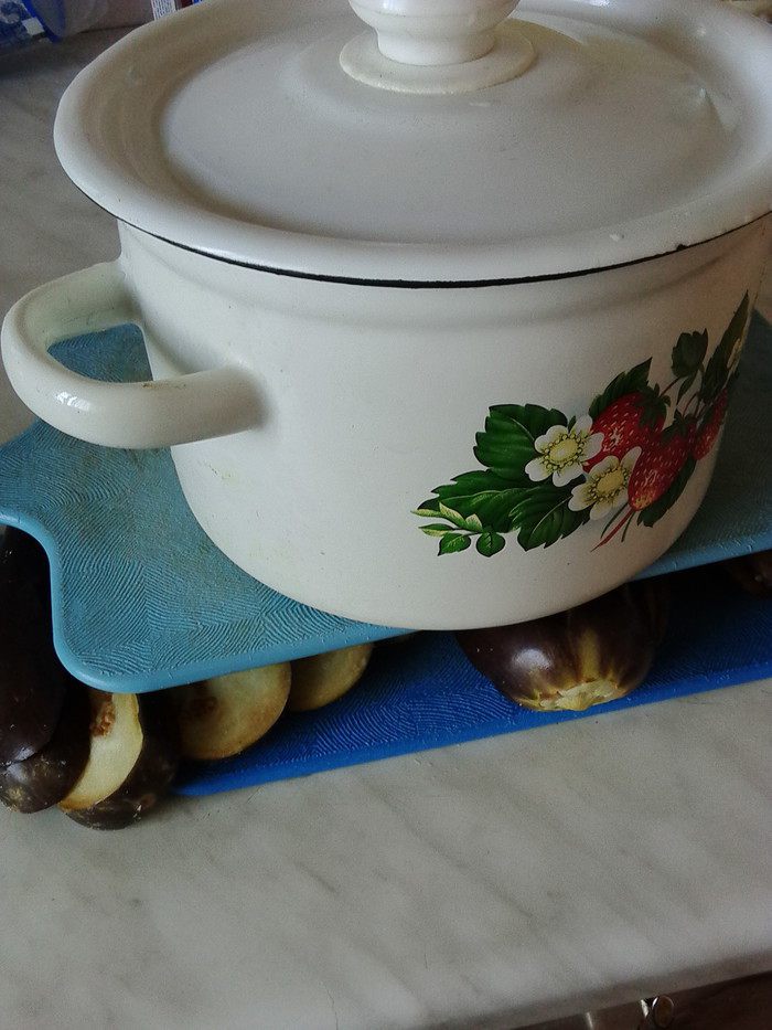 Баклажановый веер