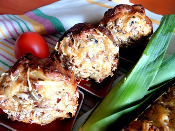 Закусочные овощные кексы