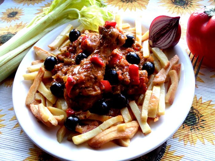 Куриные ножки по-средиземноморски
