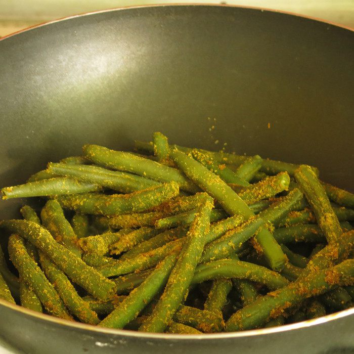 Хрустики из спаржевой фасоли