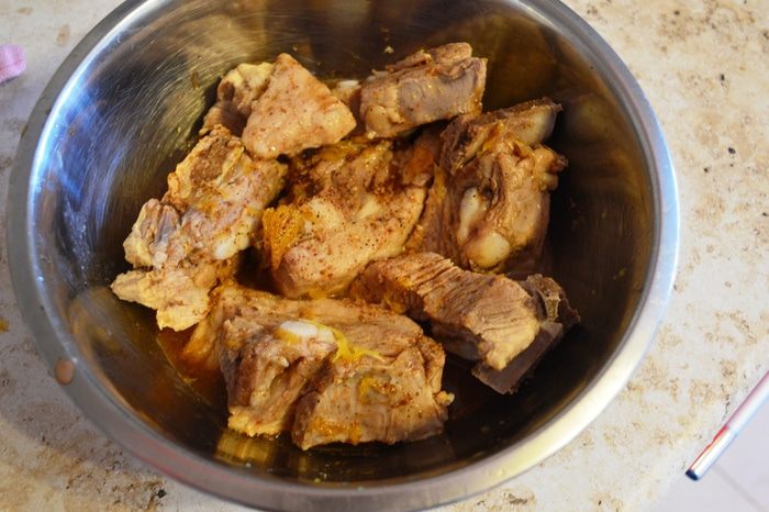 Свиные ребрышки в медово-апельсиновой корочке