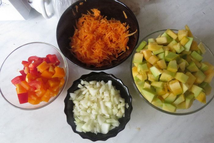 Запеканка с мясом и тыквой
