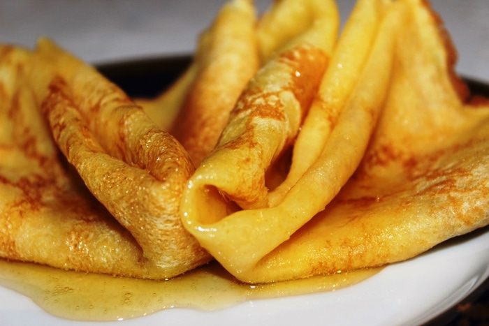 Нежные блины на белках