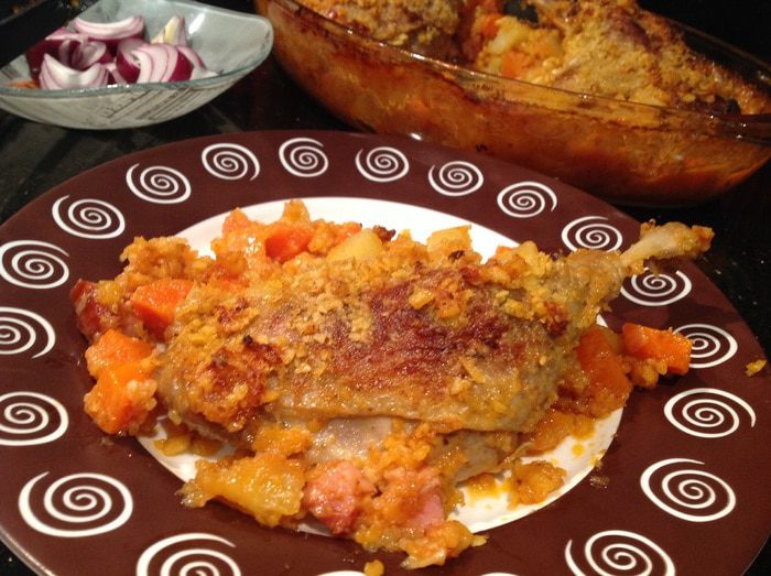 Жаркое из утиных ножек