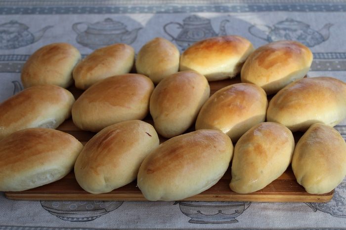 Пирожки с капустой постные