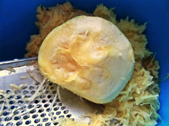 Драники из картофеля, кабачка и яблока