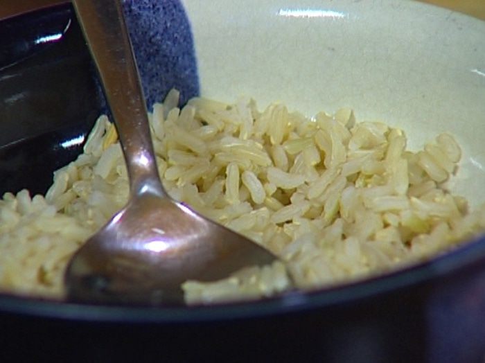 Закуска из семги с рисом