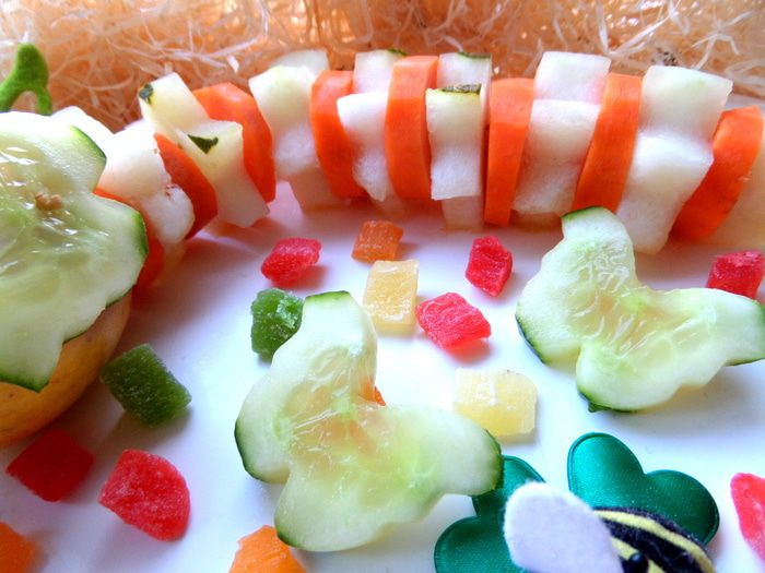 Фруктовый салат &amp;quot;Гусеничка&amp;quot;