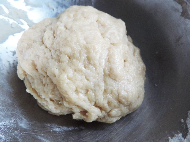Постная пряная галета с яблоками