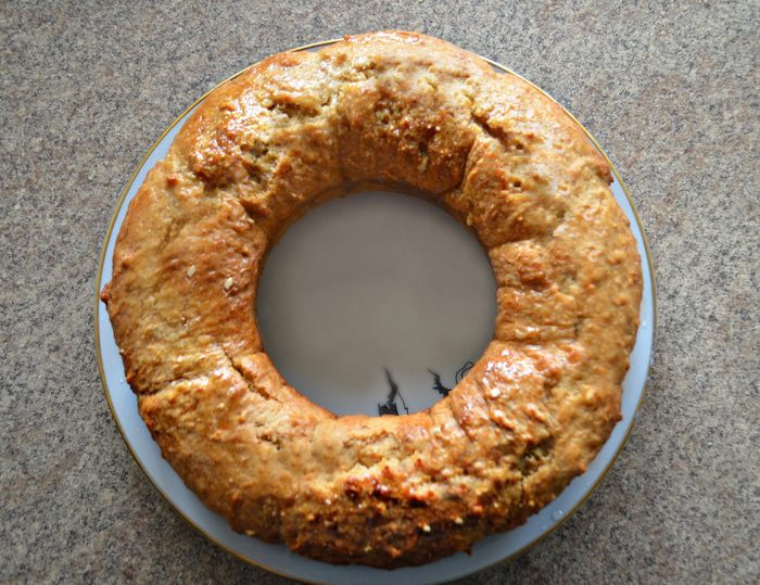 Миндальный пасхальный кулич