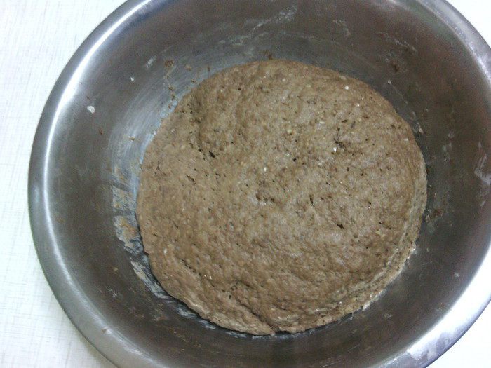 Шварцброт с квасом и отрубями
