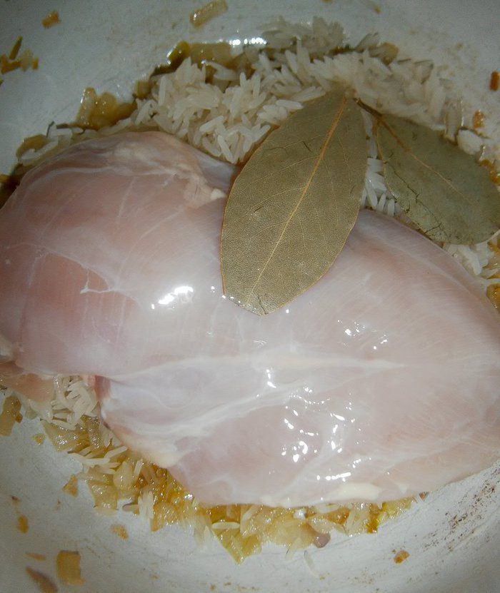 Суп с рисом в индийском стиле