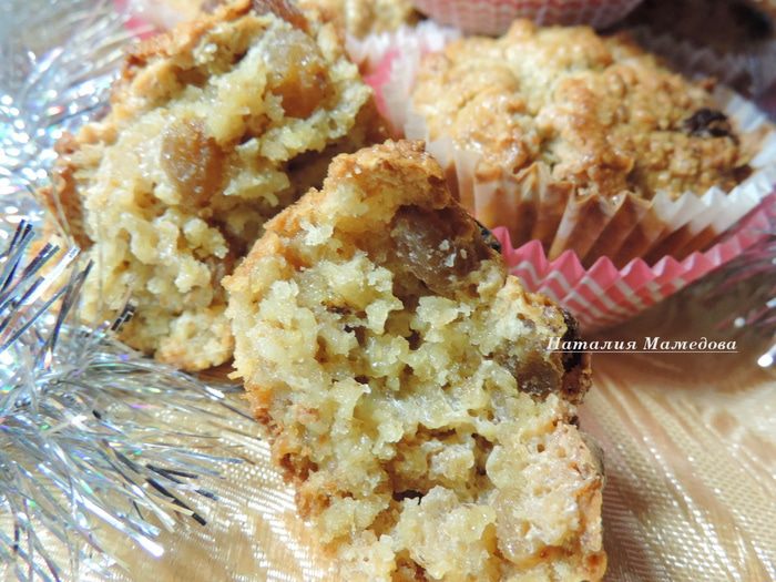 Низкокалорийные овсяные маффины