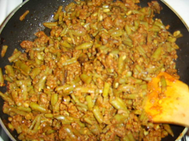 Любия поло с мясом