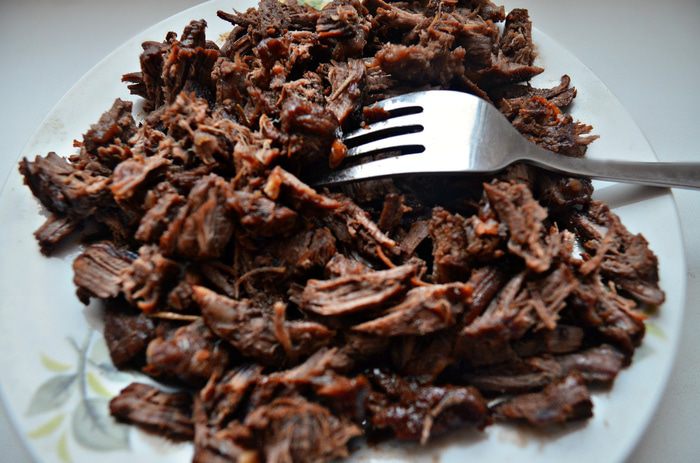 Пармантье из баранины с тыквой и сливами
