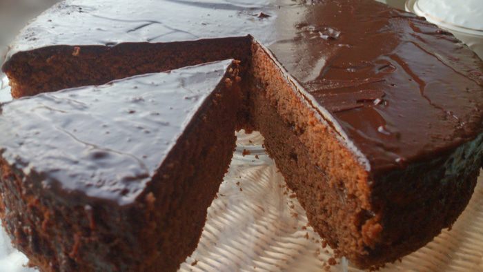 Шоколадно-гречневый торт