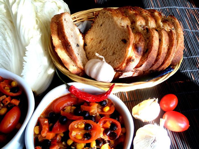 Вегетарианский чили Chili Con Carnе (латышская версия)