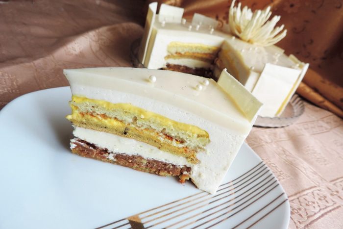 Ангельский торт &amp;quot;V8&amp;quot; (упрощенный вариант)