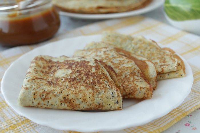 Кукурузные блины с маком