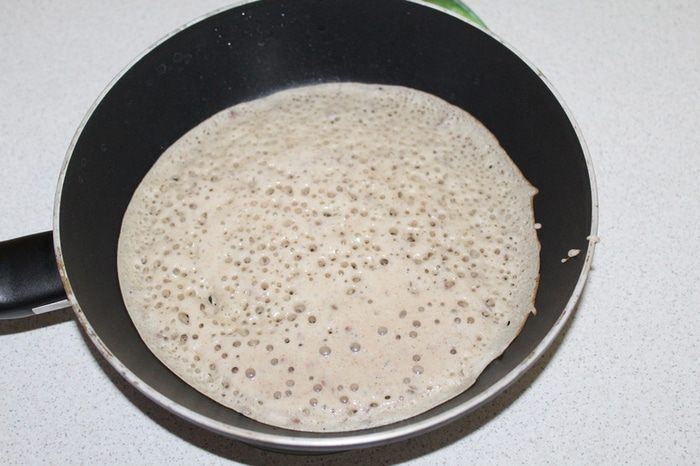 Блинчики с льняной мукой и льняными семечками