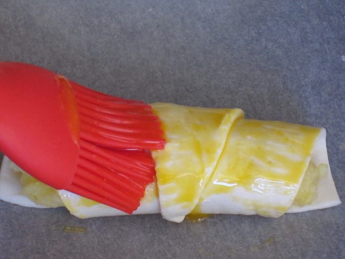 Рогалики с картофелем и моцареллой