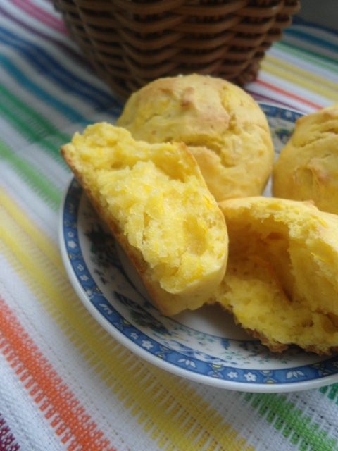 Мягкое тыквенное печенье на сметане и кукурузной муке