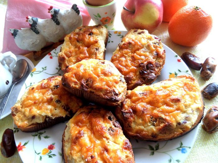 Горячие творожные гренки