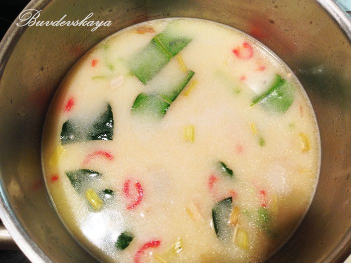 Настоящий тайский суп &amp;quot;Том Ка Гай&amp;quot; (Tom Kha Gai)