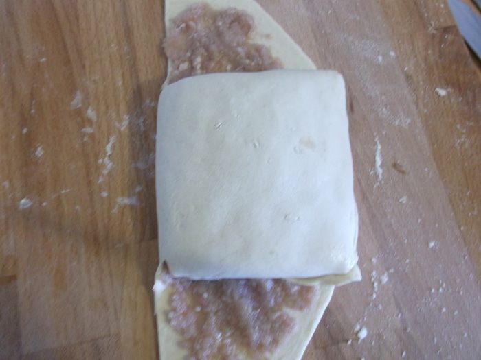 Китайский слоеный пирог с мясом