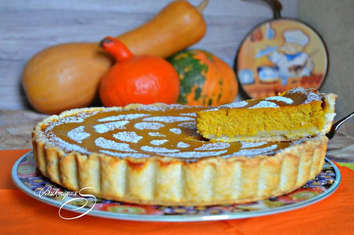 Американский тыквенный пирог с корицей 