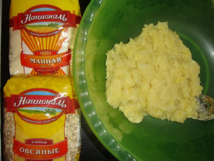 Постные котлеты из гречки и картофеля