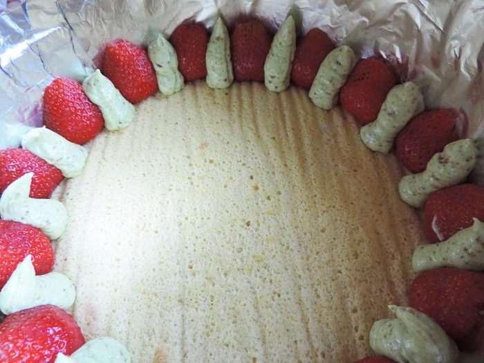 Клубничный торт с фисташковым кремом &amp;quot;Фрезье&amp;quot; («Fraisier»)