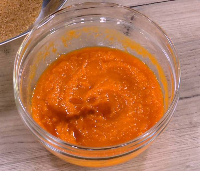 Пирог из тыквы с грецкими орехами 