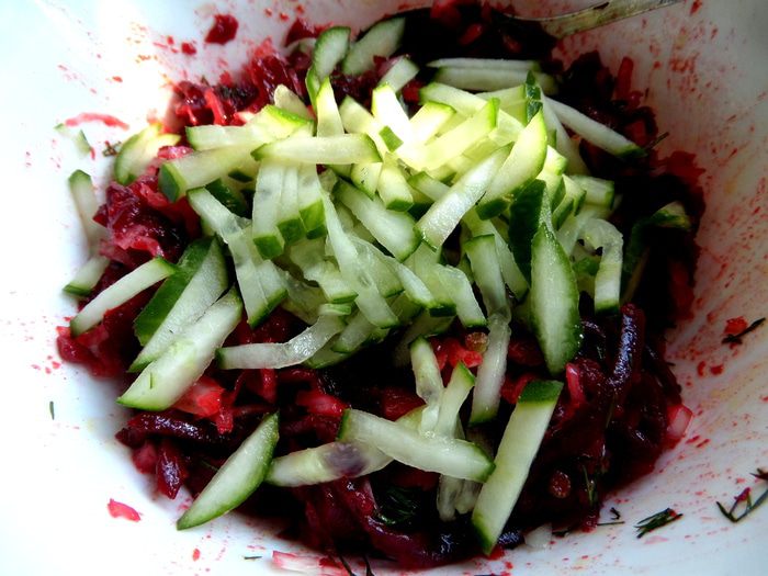 Свекольный салат &amp;quot;Лодочки&amp;quot;