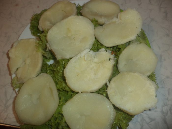 Закуска из картофеля с селедкой