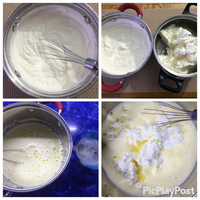 Торт-пирожное с клубникой и смородиной