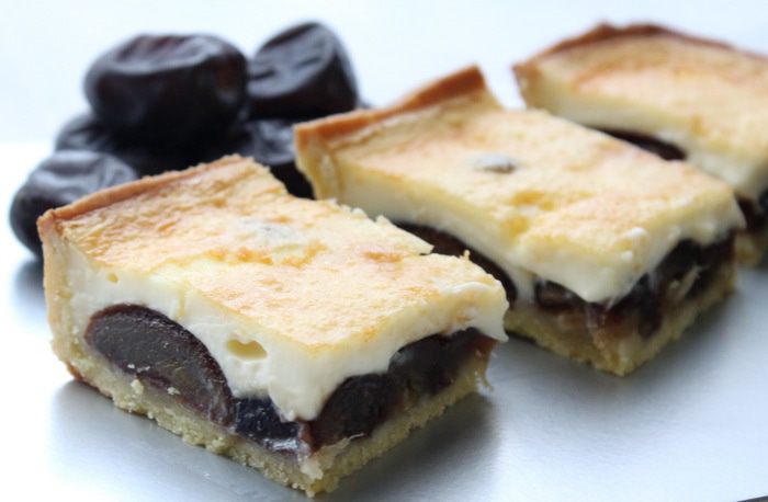 Тарт с финиками и маскарпоне