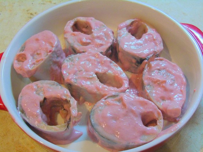 Пикантная запеченная скумбрия