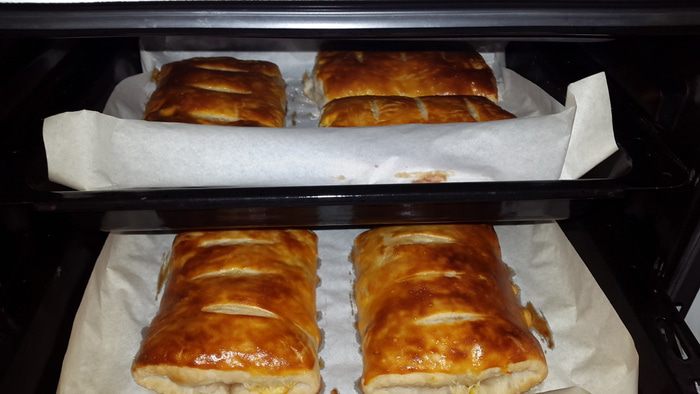Рождественская кулебяка с капустой