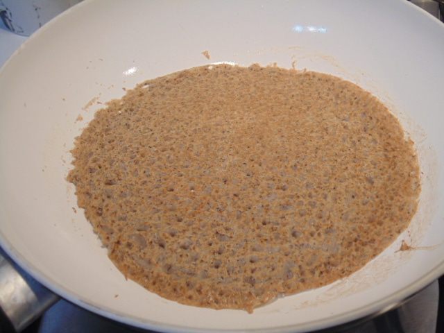 Гречневые блины с начинкой из цикория и фарша