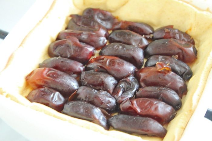 Тарт с финиками и маскарпоне