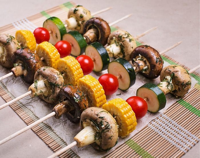 Рецепт шашлыка из овощей или замашка на вегетарианскую кухню