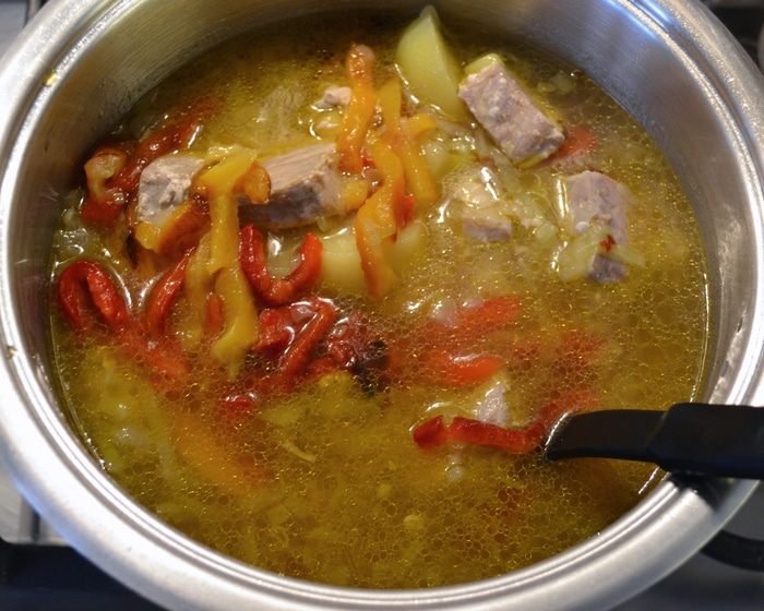 Легкий супчик &amp;quot;Тунец и картошка&amp;quot; (Zupetta di tonno e patate)