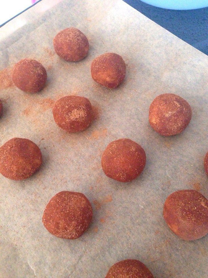 Рассыпчатое печенье с корицей