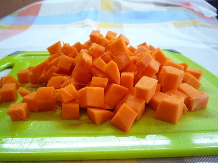 Крем-суп из тыквы с яблоками