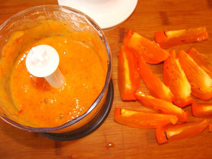 Полезное миндальное пирожное с хурмой