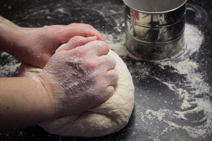 Хычины с зеленью и сыром