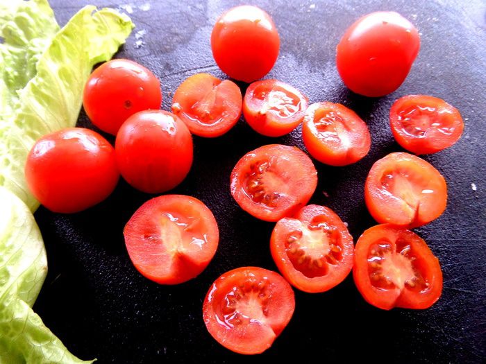 Салат с молодой картошкой и ветчиной
